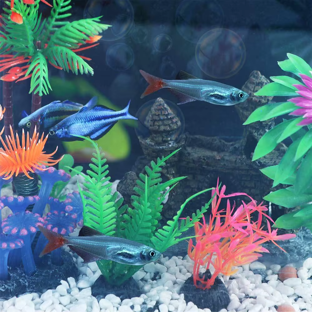 Plantes aquatiques artificielles décoratives