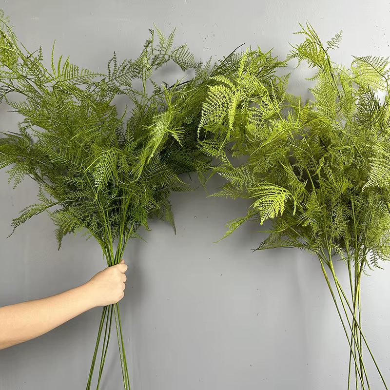 Plantes artificielles d'asperges à longue branche de 114cm