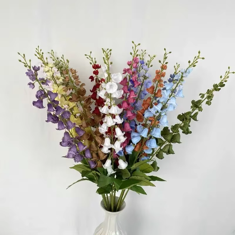 Fleurs d'orchidées en soie de luxe pour l'automne