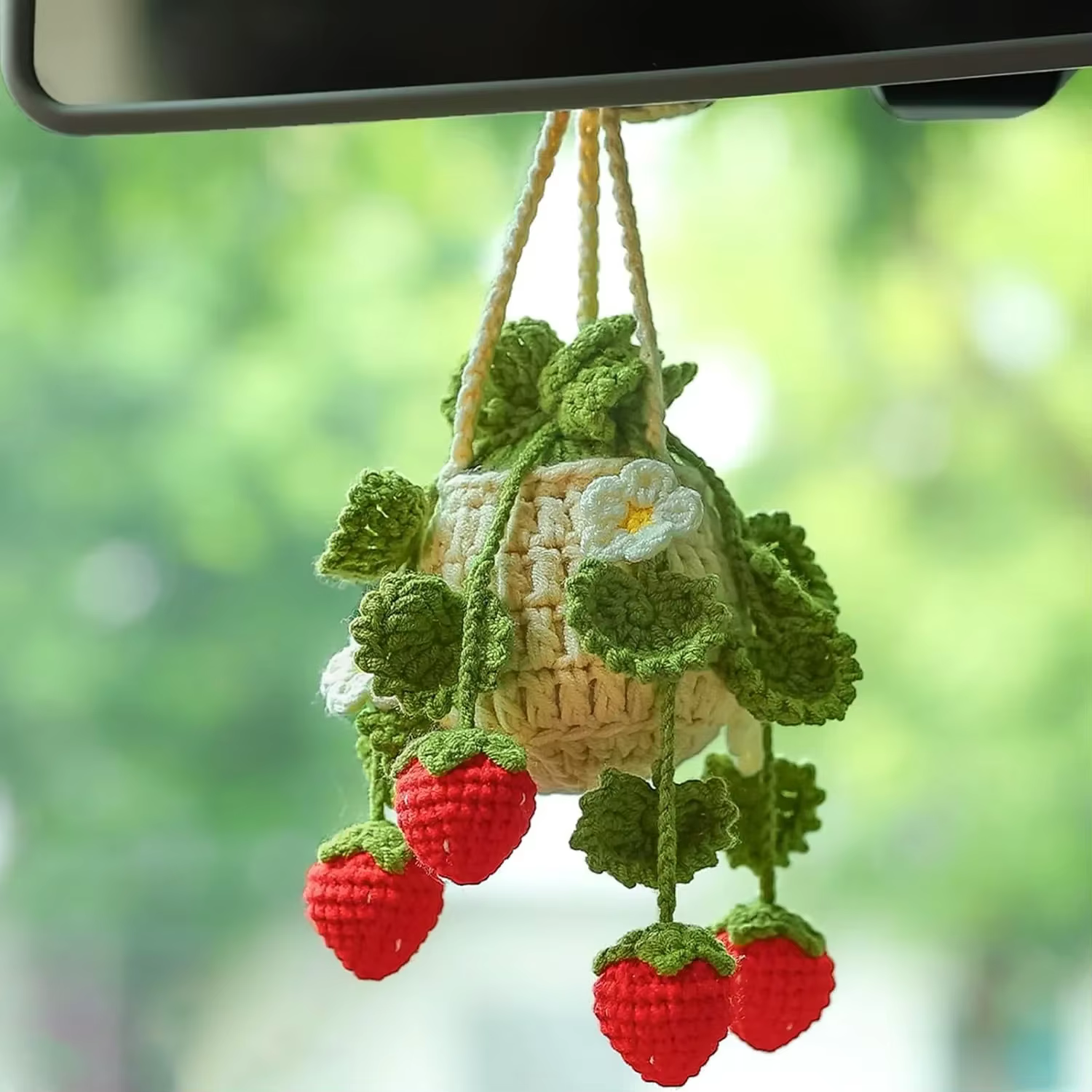 Panier suspendu au Crochet pour plantes de voiture