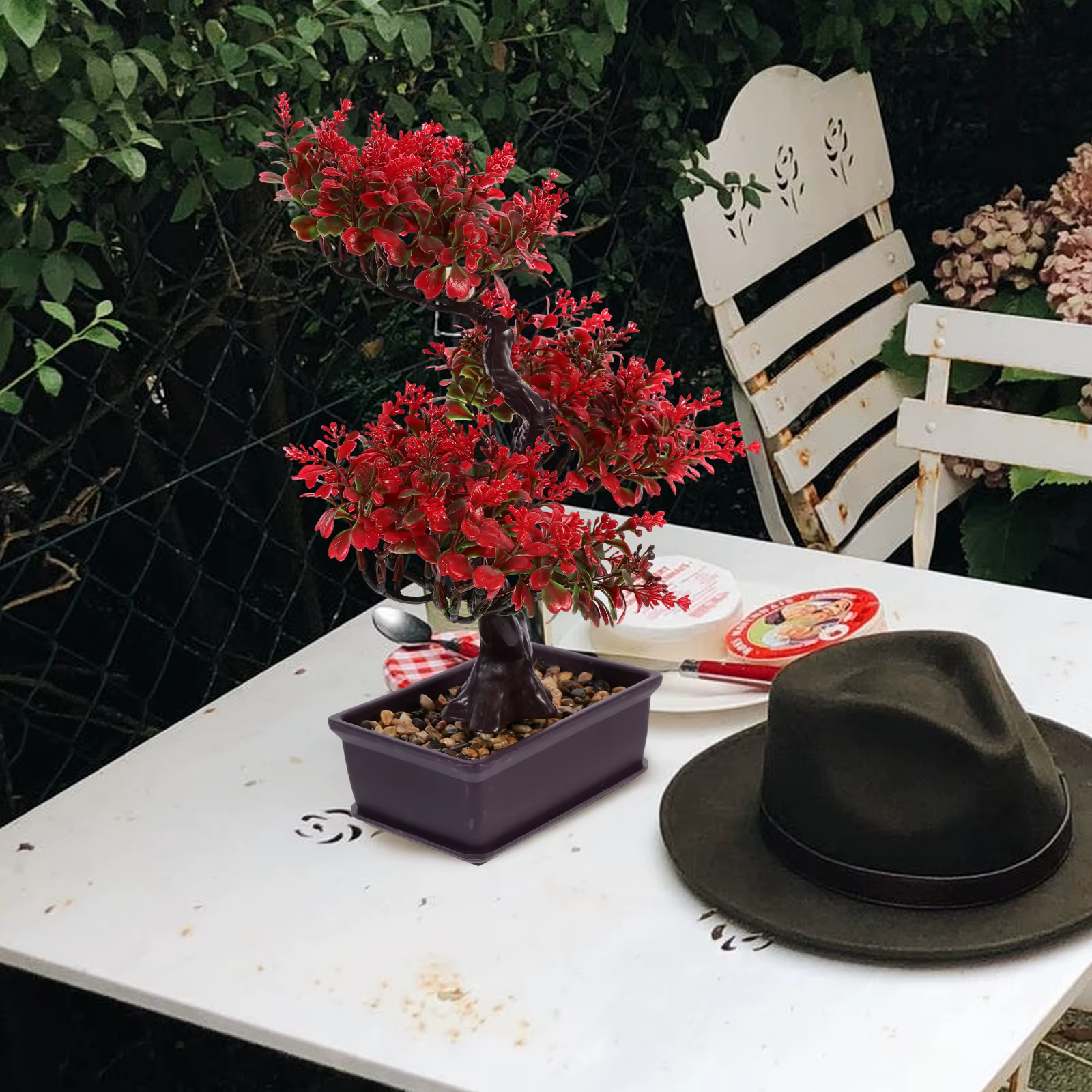 Fausses plantes en pot