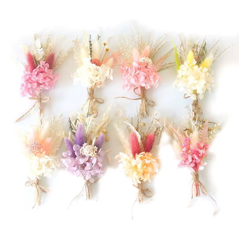 Mini Bouquet de fleurs sèches naturelles