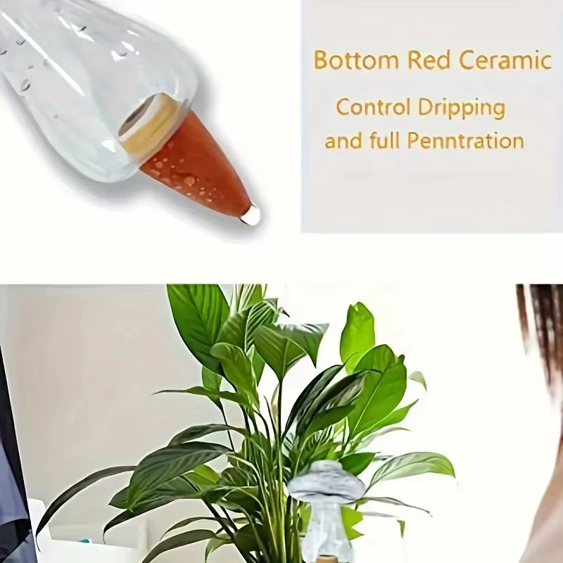 Arrosage planteur insérer amour en forme automatique plante abreuvoir pulvérisateur eau goutte