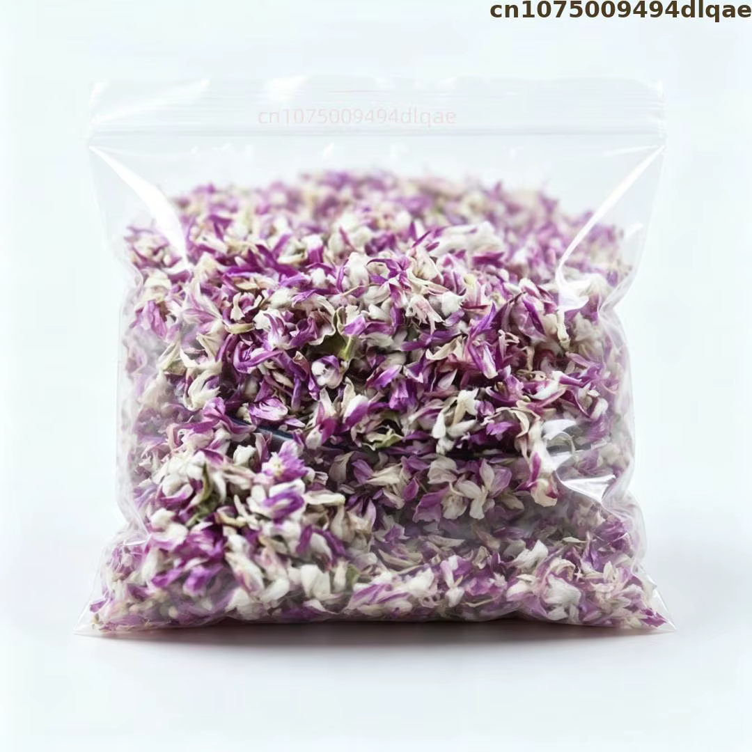 Pétales de fleurs séchées naturelles : Globe Amarante Violet