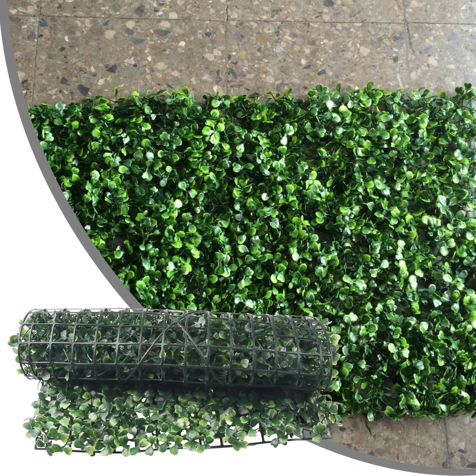 Plante artificielle mur feuillage haie herbe tapis verdure panneaux clôture 40x60 cm simulé pelouse fête approvisionnement décor artificiel