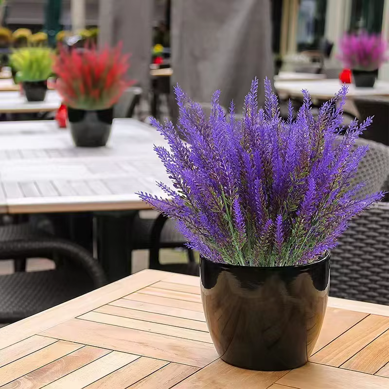 Fleurs artificielles en plastique de lavande provençale