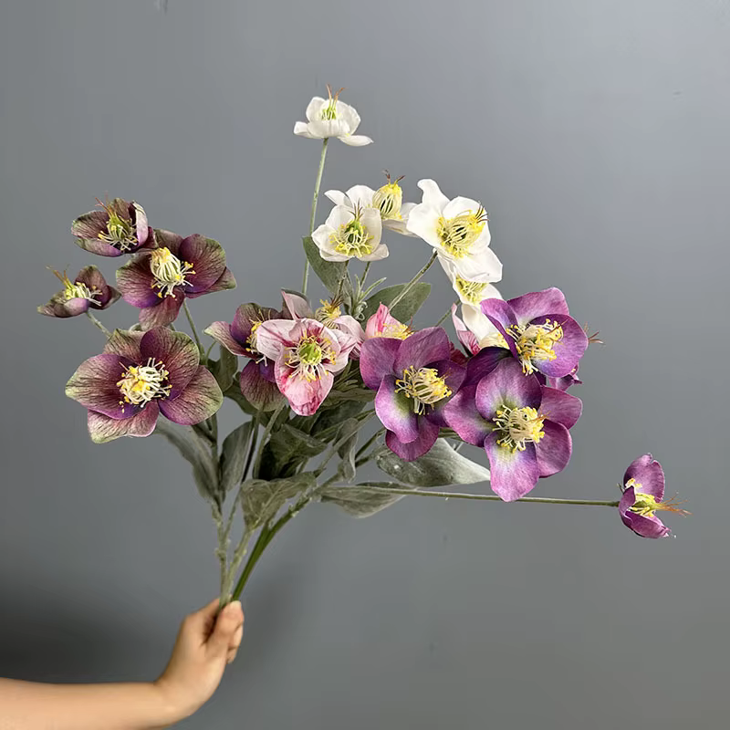 Plante verte artificielle en soie