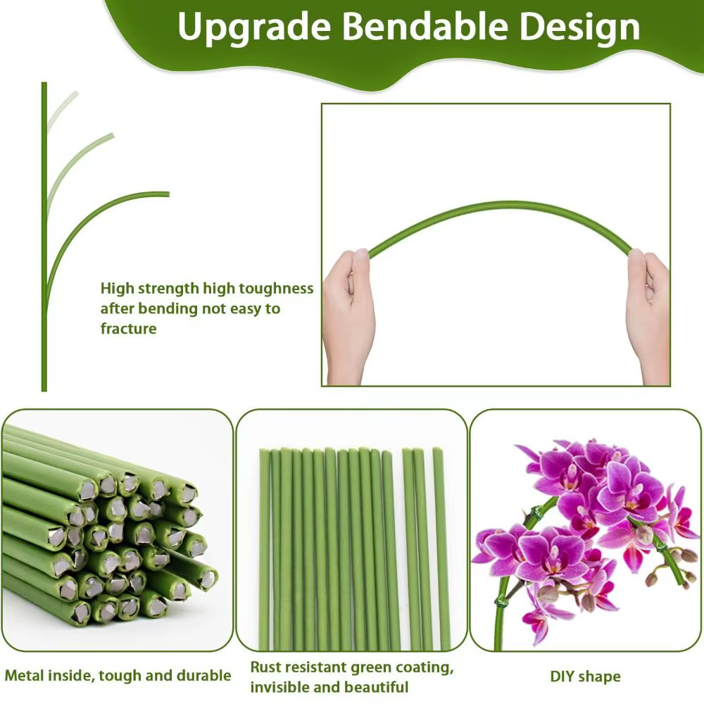 Bâtons de plantes à tige unique
