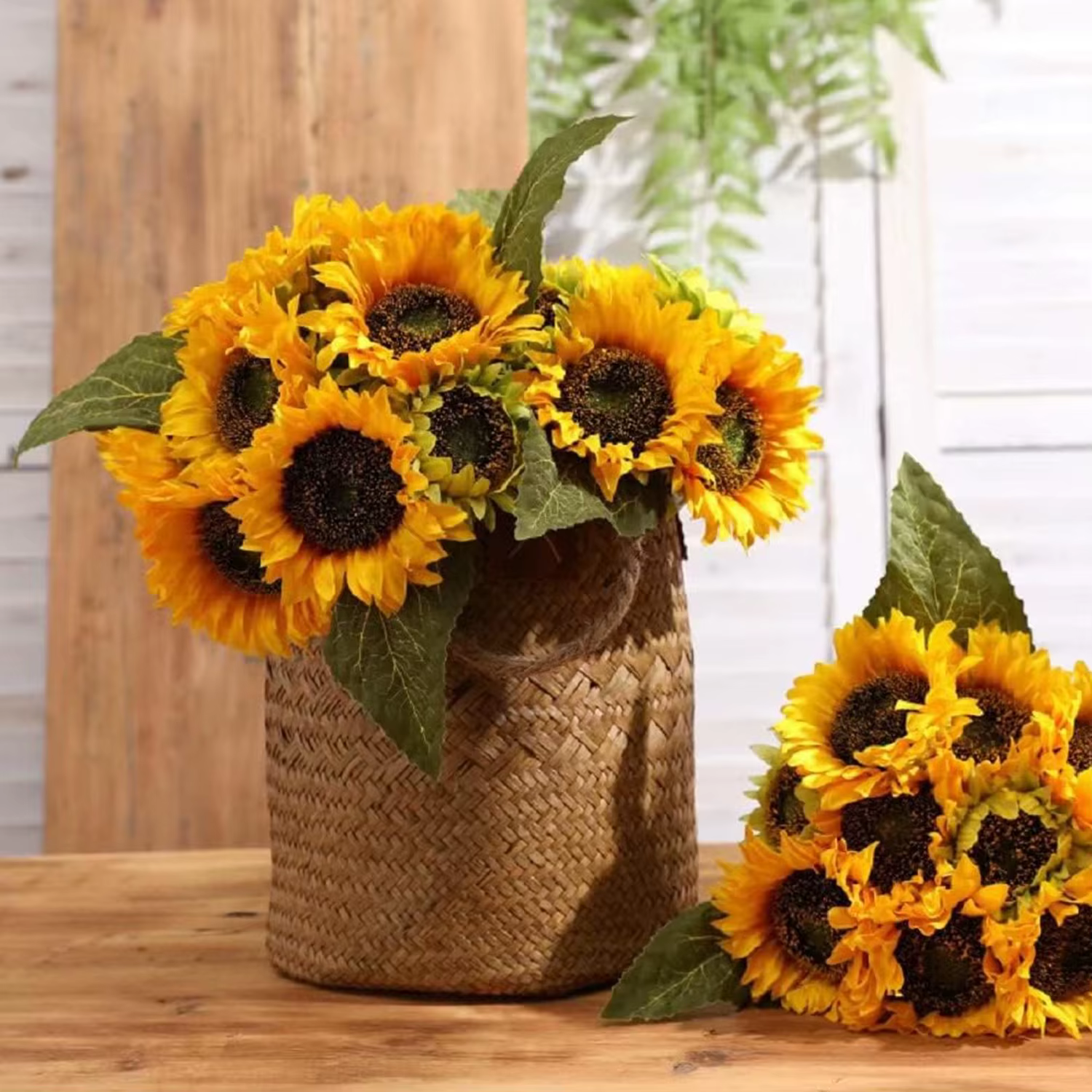 Artificielle Fleur Tournesols Vase Jardin Maison Chambre Table Automne Halloween Decora Mariage Bouquet Festival En Plein Air Cour Bricolage Cadeaux