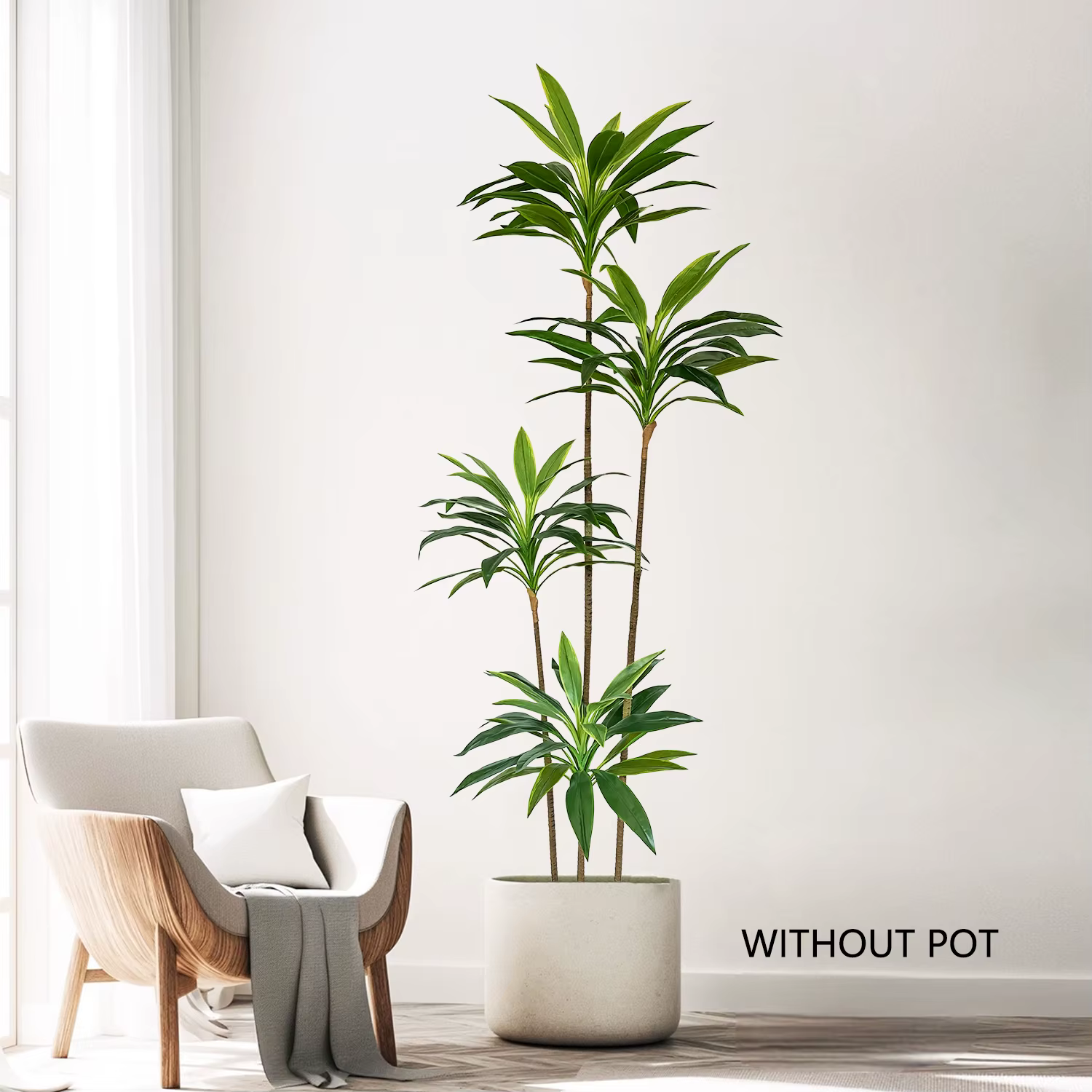 Plante Dracaena verte artificielle 50-225CM