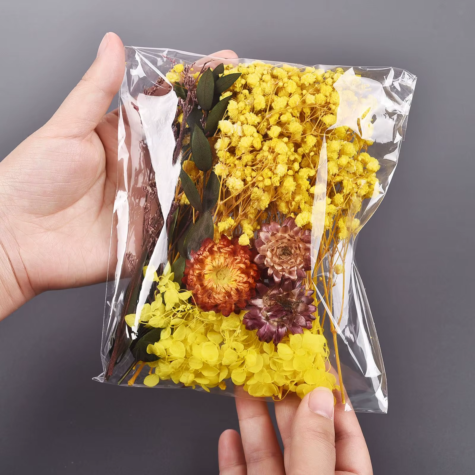 Fleur séchée naturelle pour bougie
