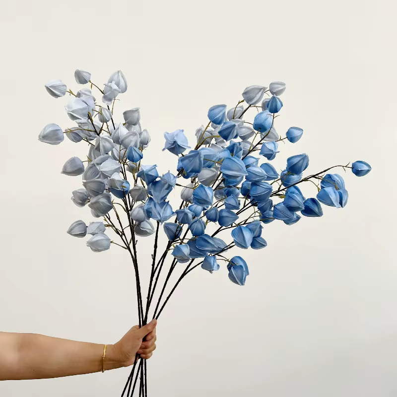 98CM fleur artificielle mousse fruits nordique Ins Arrangement floral décoration de la maison lanterne
