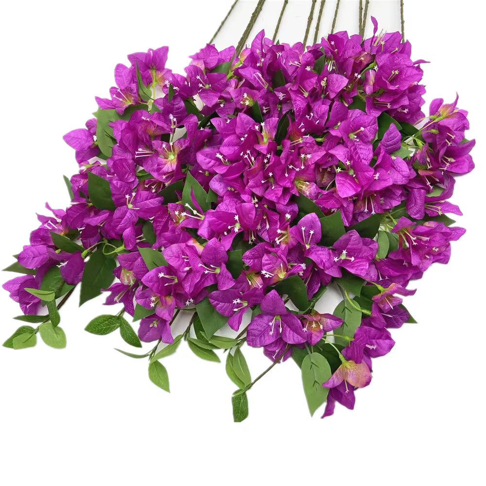 20 pièces artificielle escalade Bougainvillea fleur vigne 80 cm de Long soie