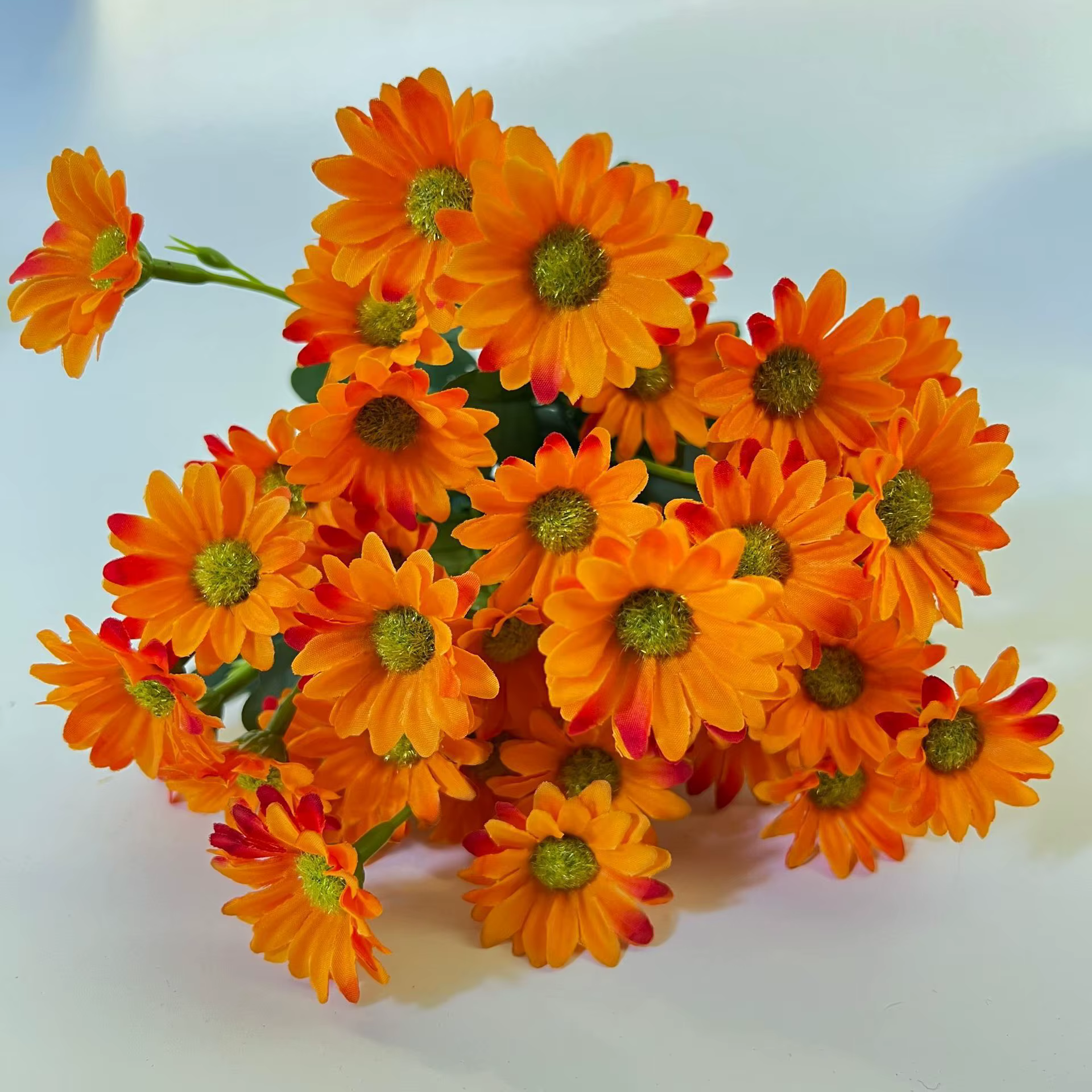 21 têtes de tournesols petites pâquerettes Bouquets de camomille matériaux de décoration de mariage