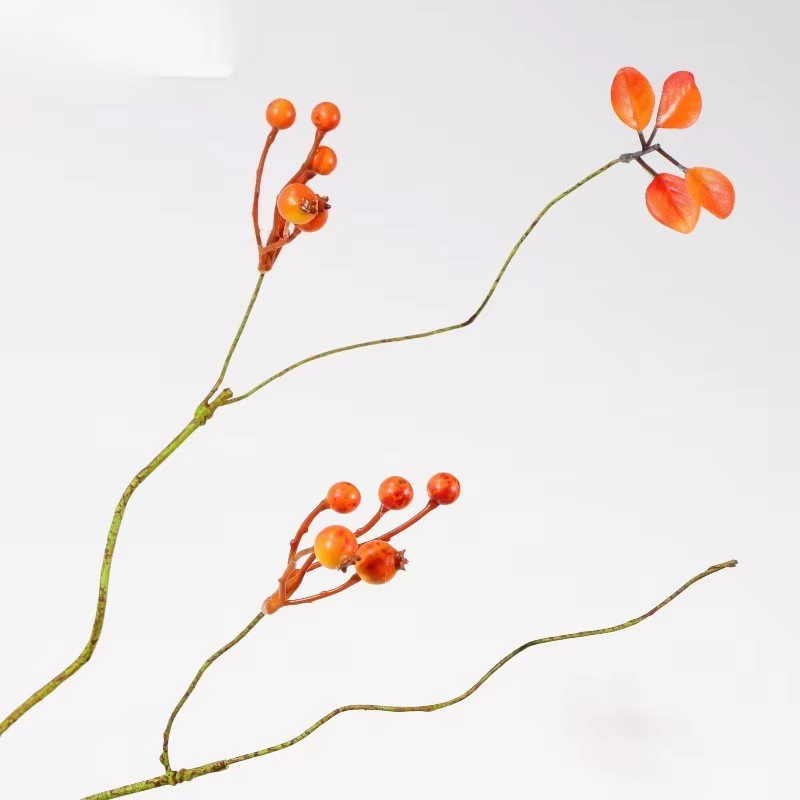 Simulation de branche de fruits sauvages en plastique