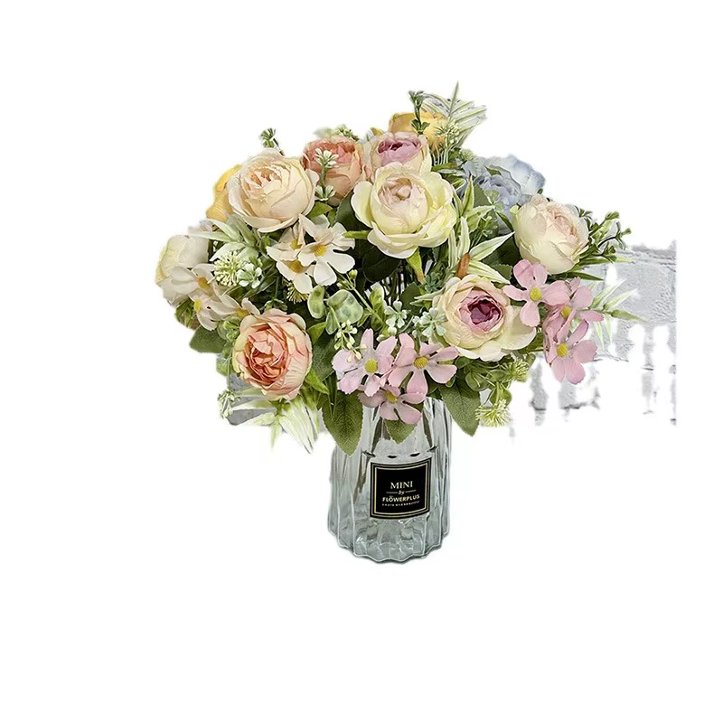 Bouquet de pivoines artificielles 12 pouces