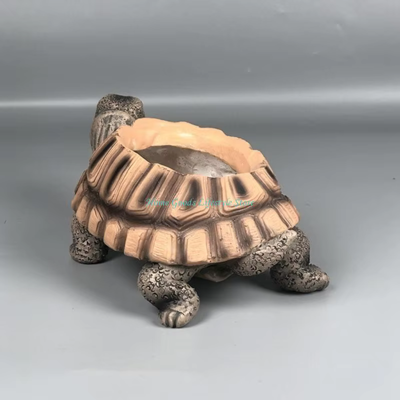 Jardinière tortues en résine E74E