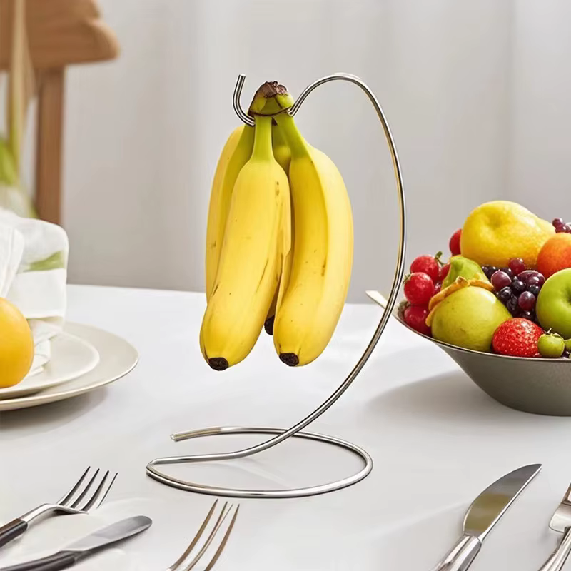 Support à bananes moderne pour garder les bananes fraîches, support de comptoir de cuisine, gadget de cuisine mignon