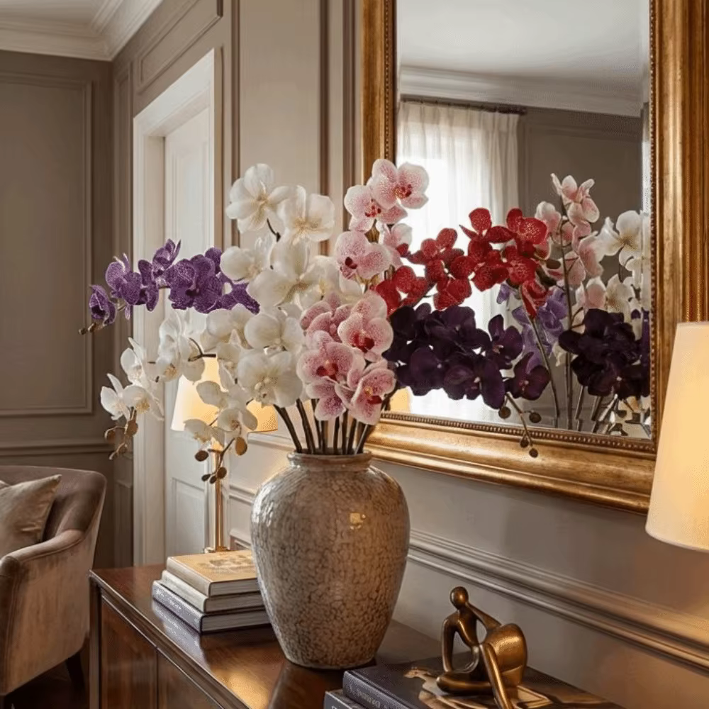 Orchidée Vanda Artificielle de 80 CM en Plastique