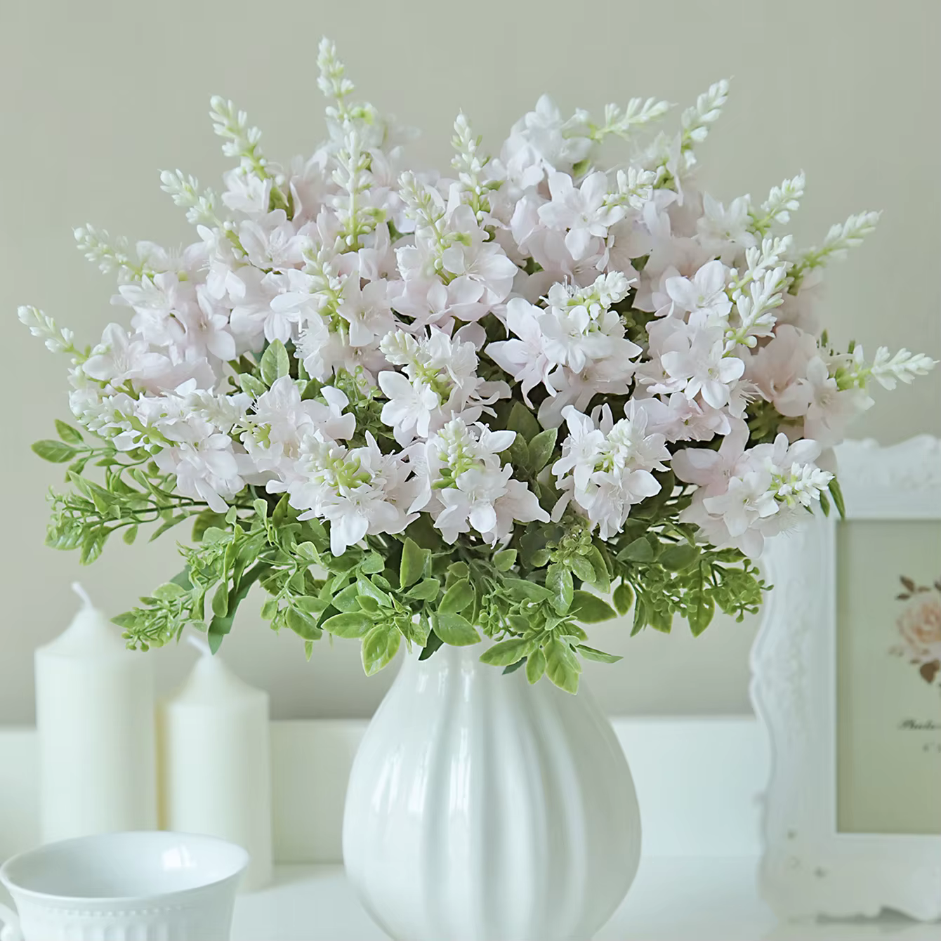 Fleurs artificielles en soie Yucca Gloriosa pour mariage