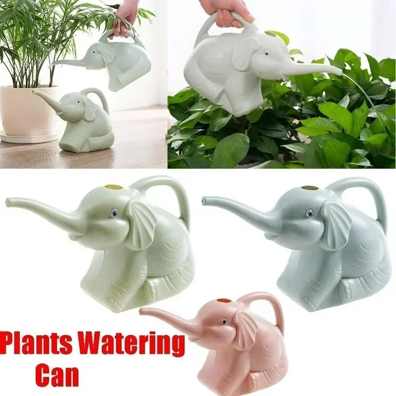 Arrosoir en plastique en forme d'éléphant