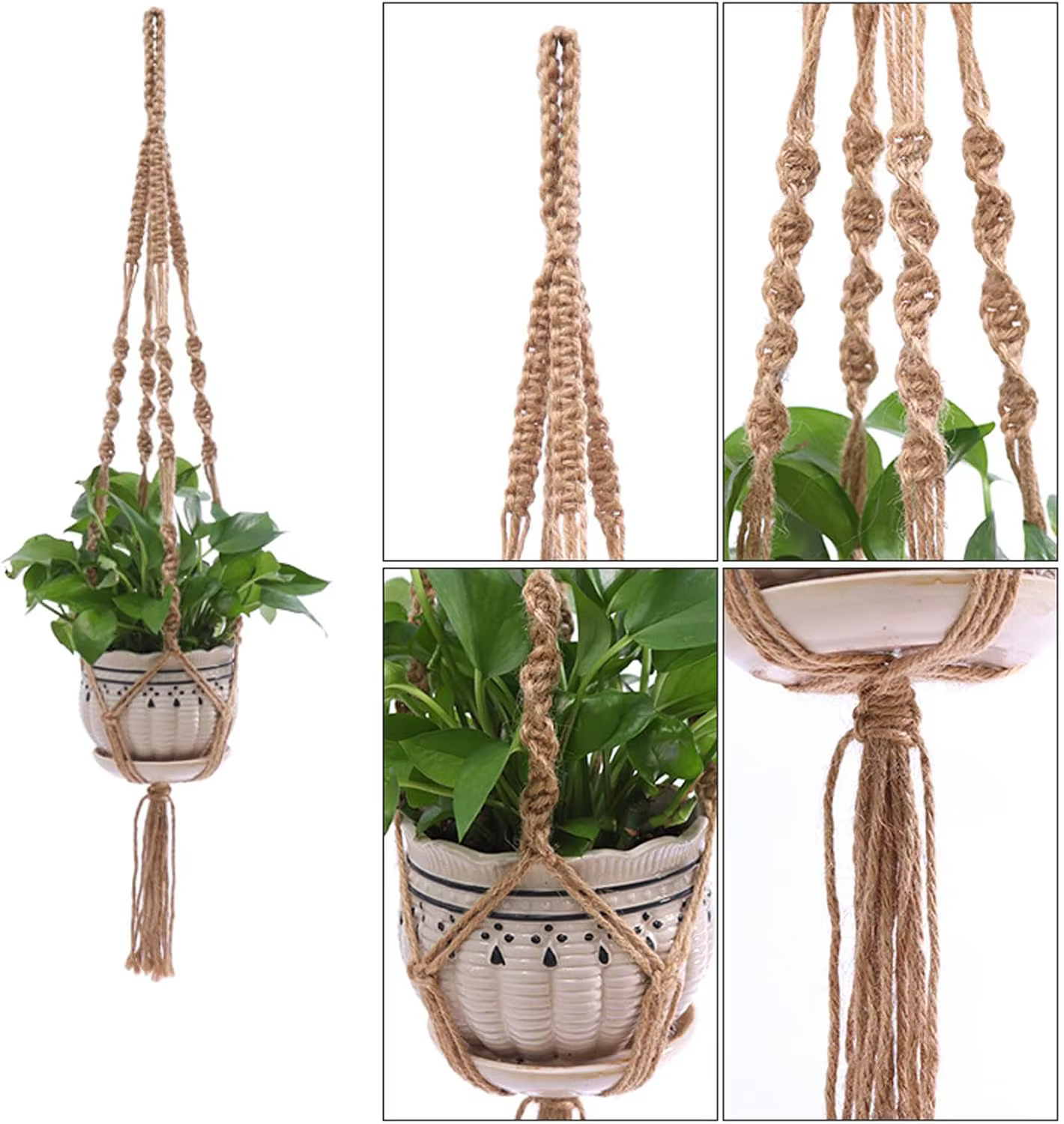Panier suspendu décoratif pour plantes