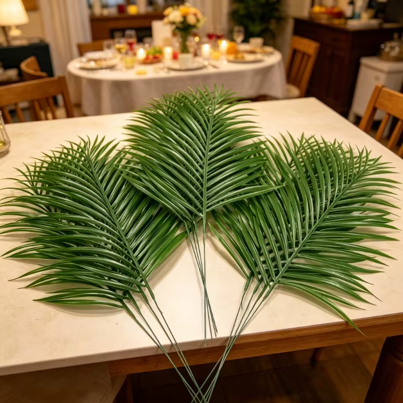 10/20 feuilles de palmier artificielles