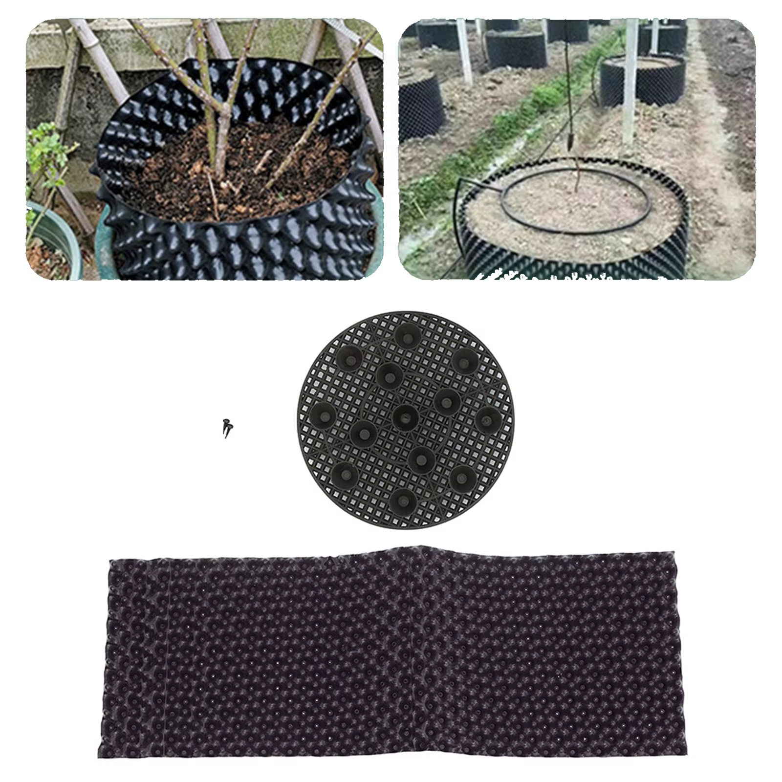 Pot de racine d'air de fleur en PVC