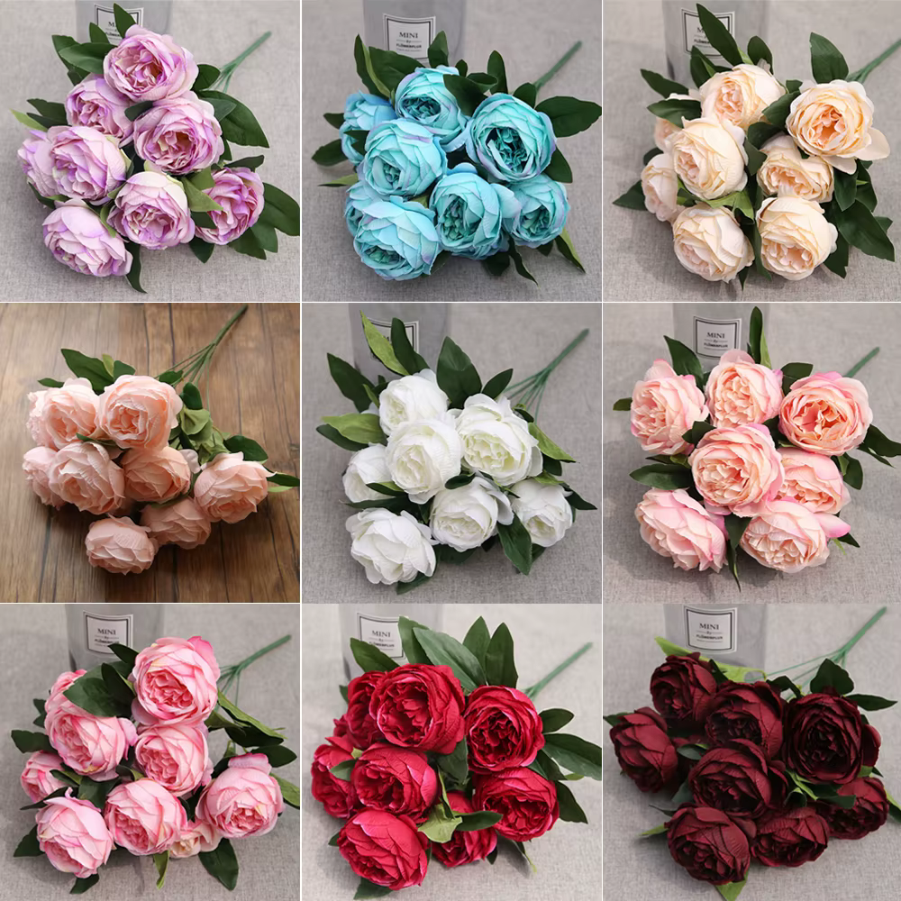 Bouquet de Fleurs Artificielles pour Décoration de Maison