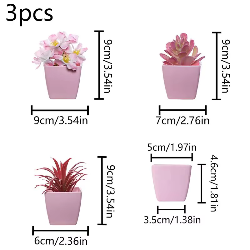 Plante en pot de fleurs artificielles 2024