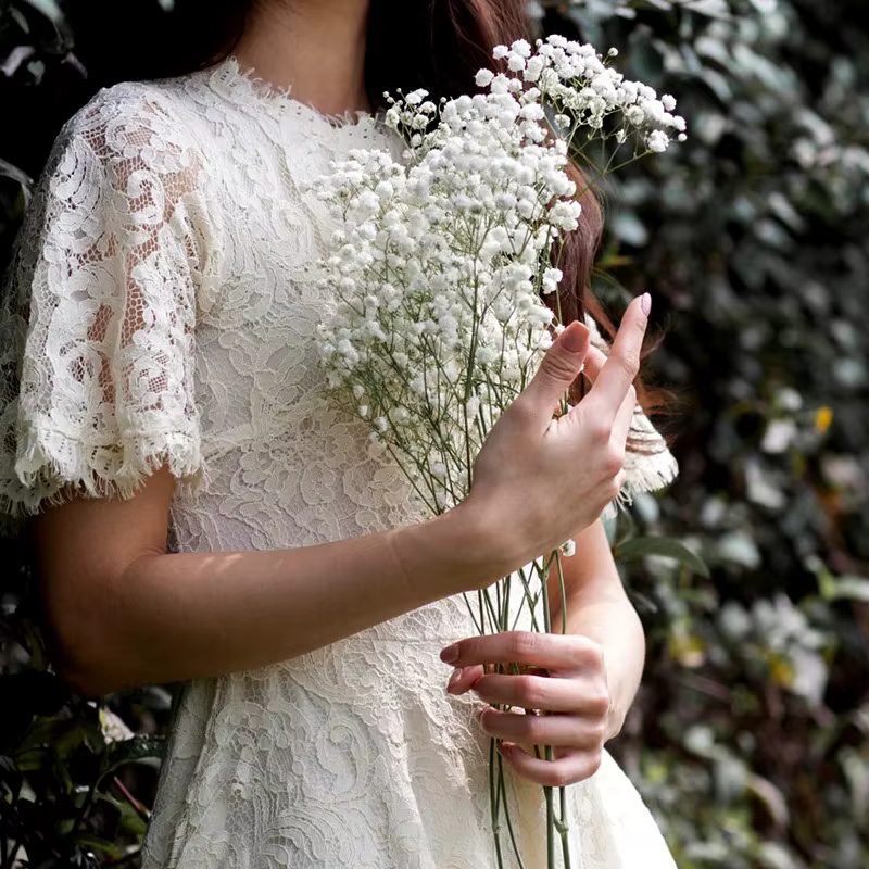 Fleur artificielle en plastique Gypsophila pour extérieur