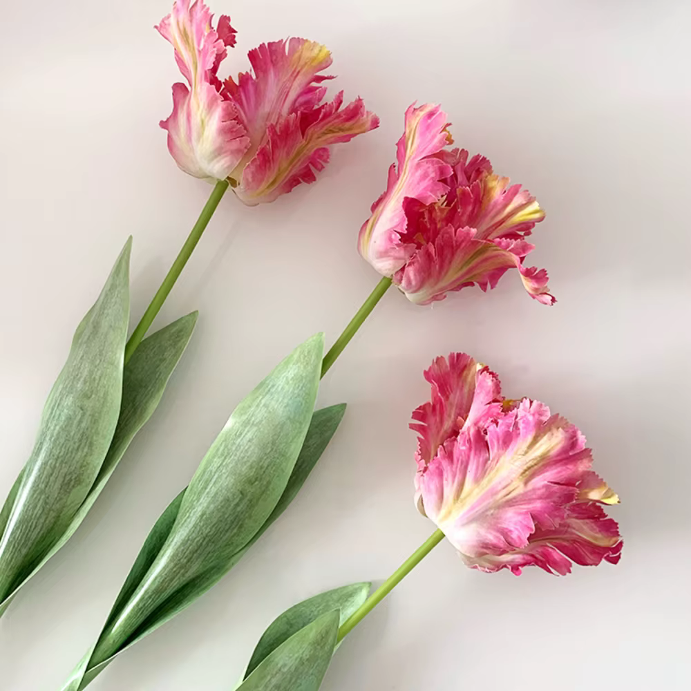 Fleur de tulipe artificielle de haute qualité