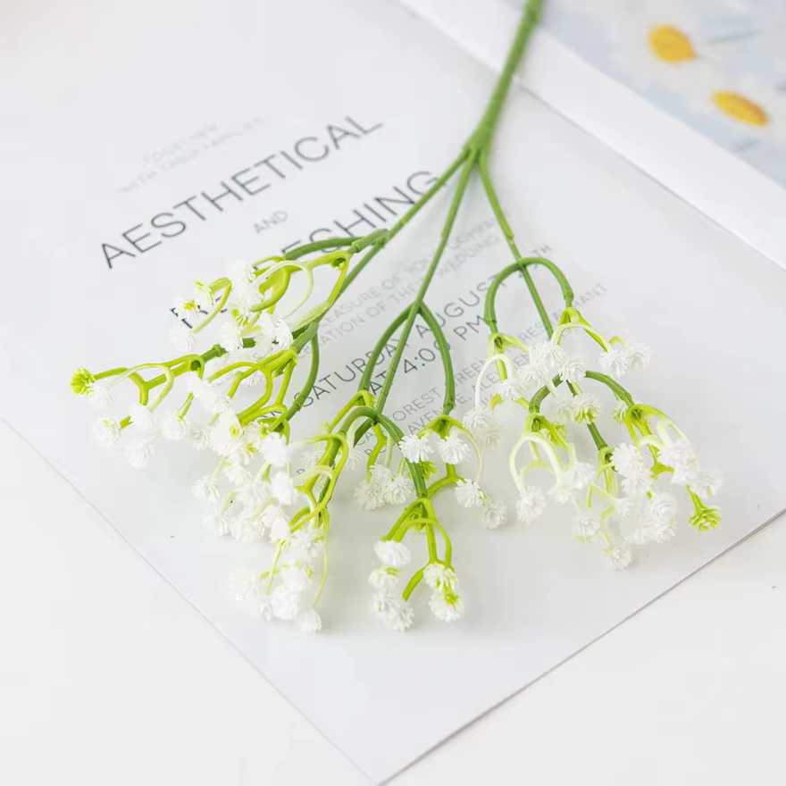 Babysbreath Bouque Fleurs Artificielles Pour Le Mariage mariée bouquet Accueil vase De Noël Guirlande Décoration
