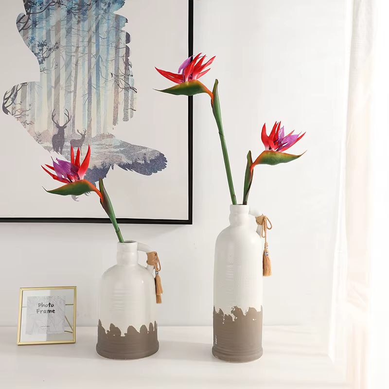 Fleur artificielle petit oiseau du paradis 80CM