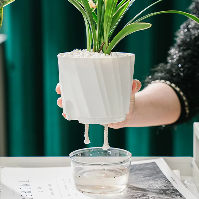 Pots de fleurs hydroponiques auto-arrosants pour plantes