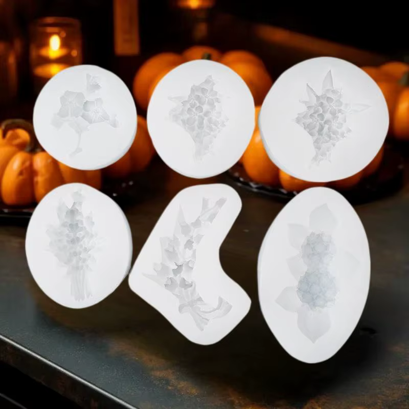 Moule en Silicone pour bougie parfumée à fleur d'osmanthus
