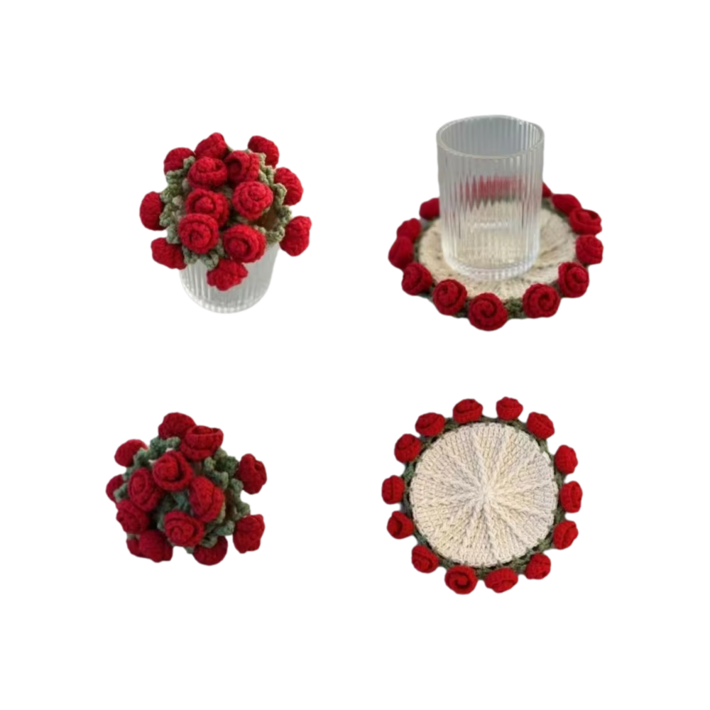 Dessous de verre pour Bouquet de roses