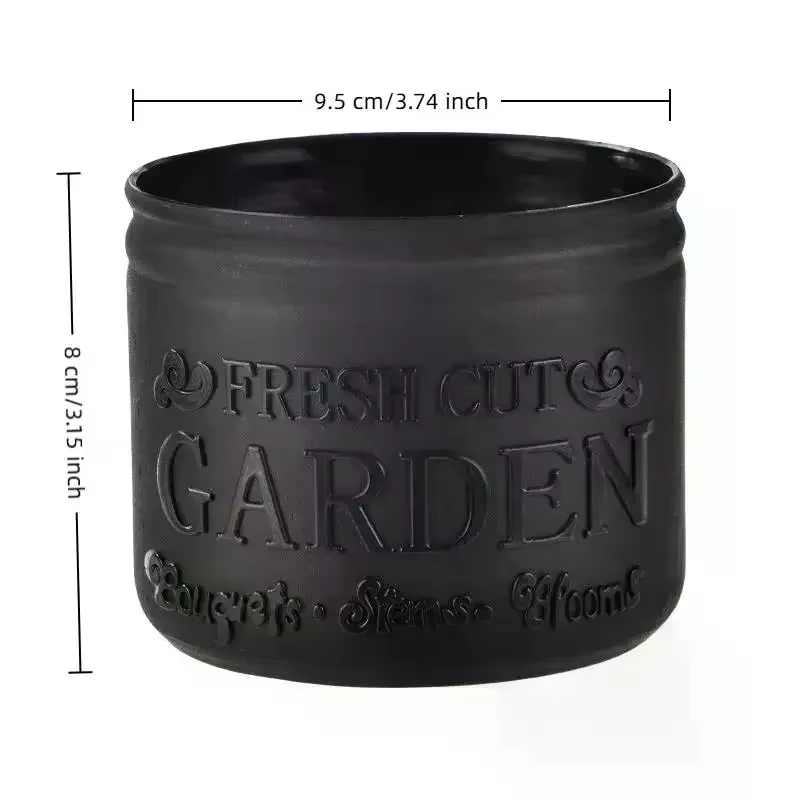 Pot de fleurs rond pour plantes succulentes