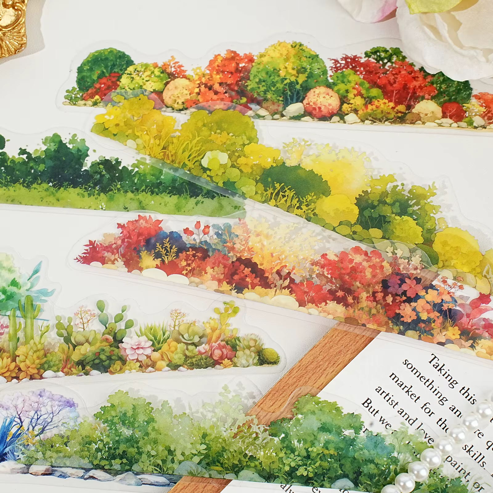 Etori Life 15 autocollants colorés pour bordures de plantes