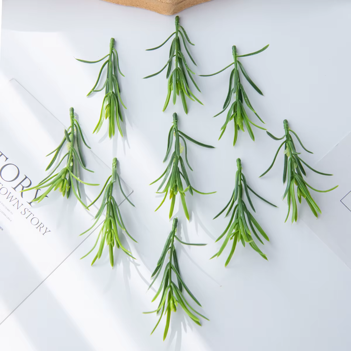 Feuilles de plantes artificielles pour décoration de jardin