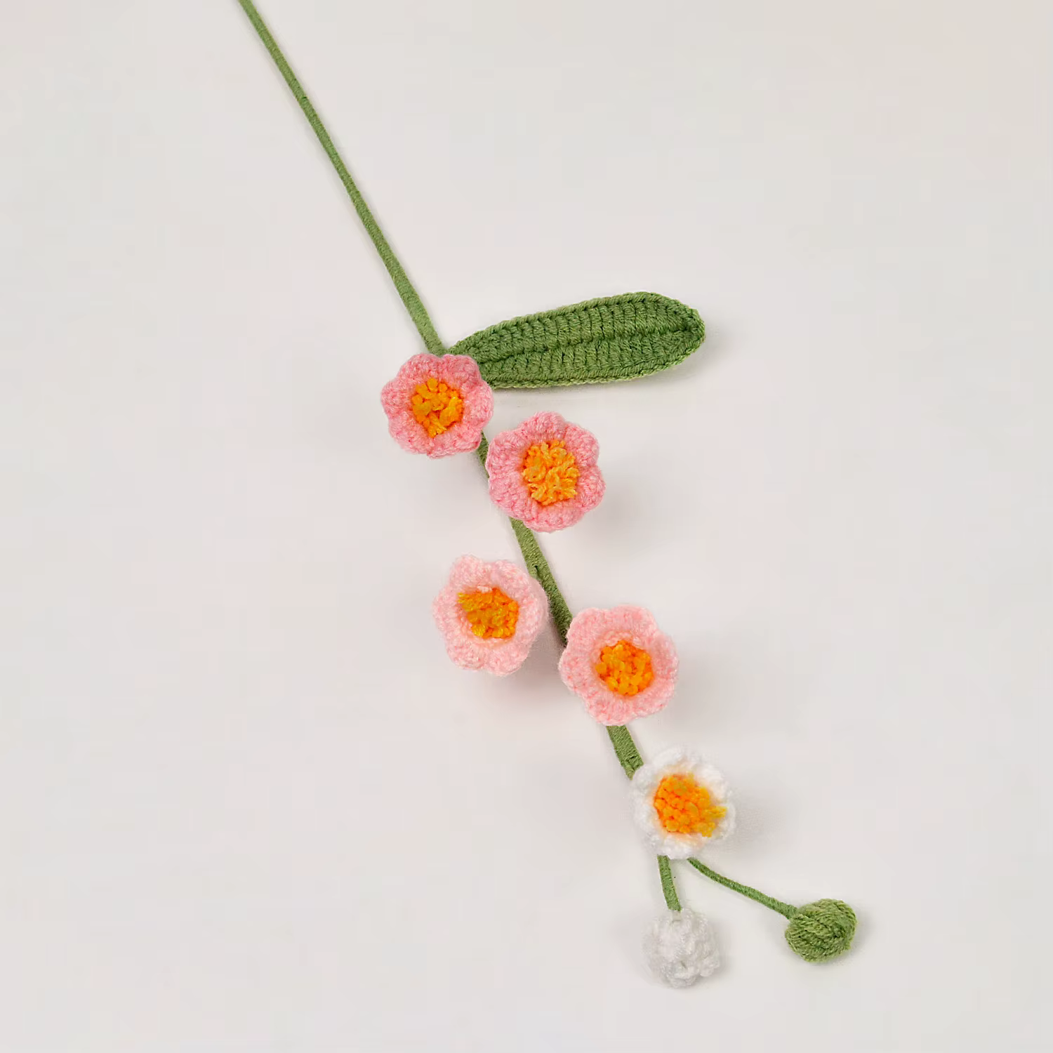 Bouquet de fleurs en tissu au Crochet fait à la main