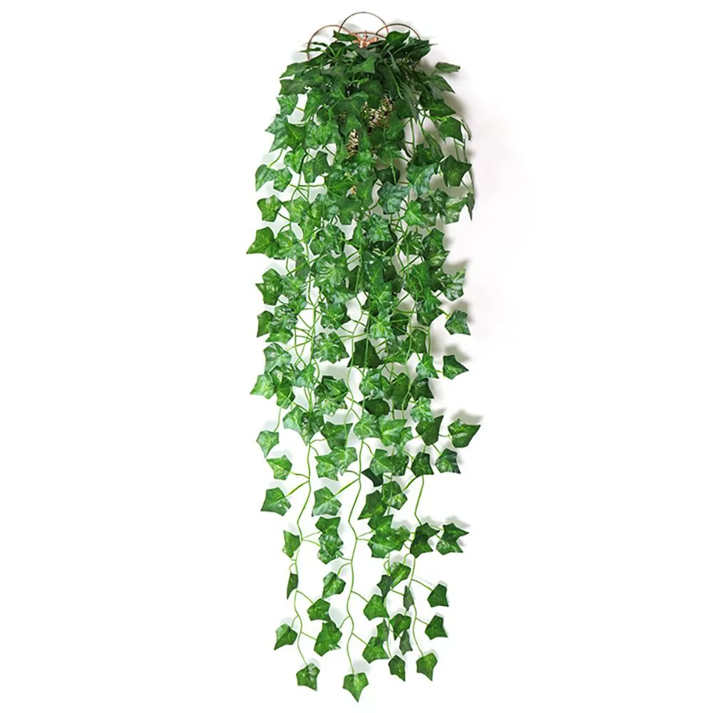 Décor à la maison vigne traînant verdure fausses feuilles plantes suspendues artificielles