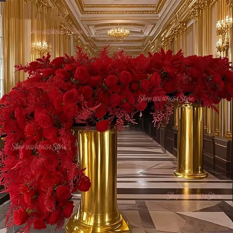 Chemin de table, composition florale pour canapé et sol