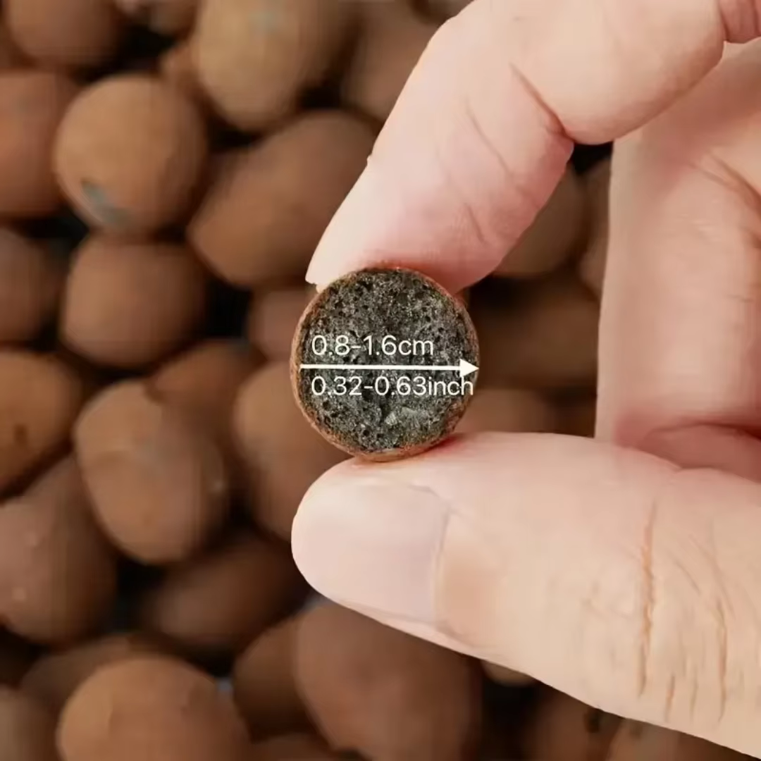 1LB Galets d'argile hydroponiques réutilisables