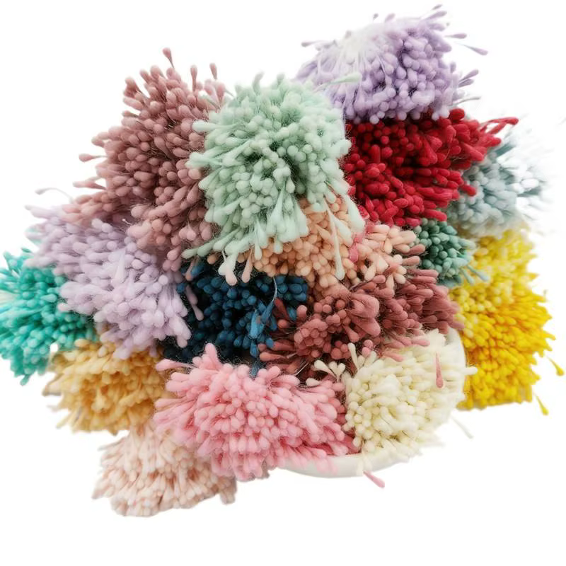 400 pièces de 2 mm, mini-tiges de fleurs artificielles