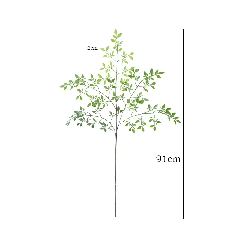 Plante Artificielle Ntalk en Bambou à Branche Unique