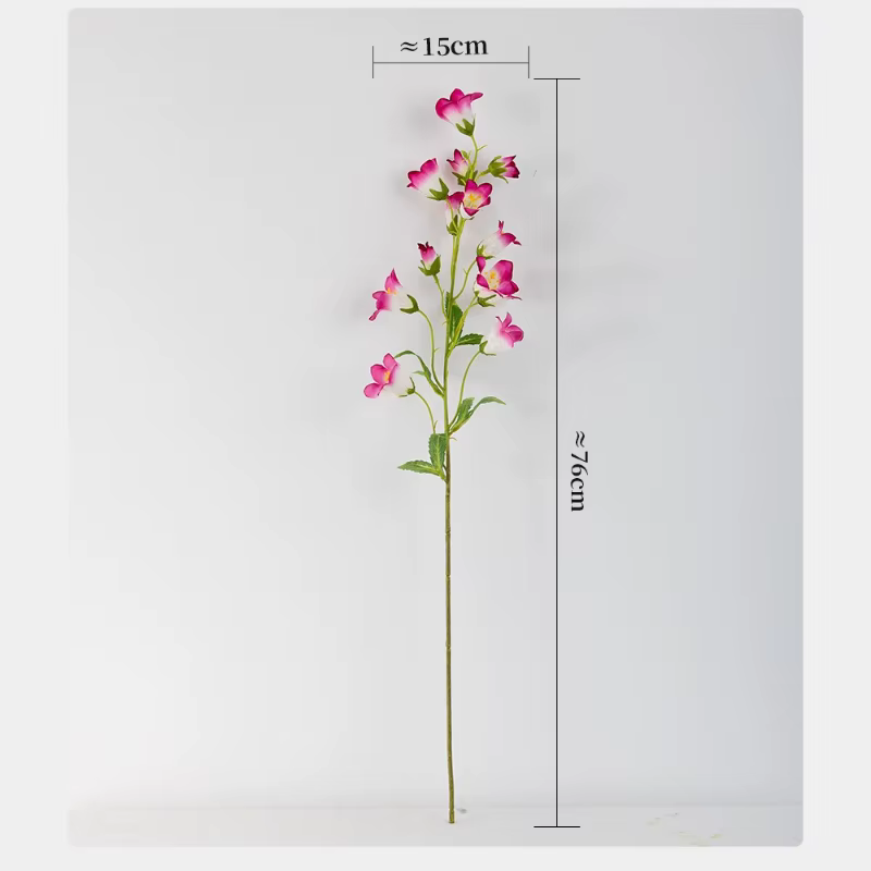 12 pièces de fleurs artificielles en soie