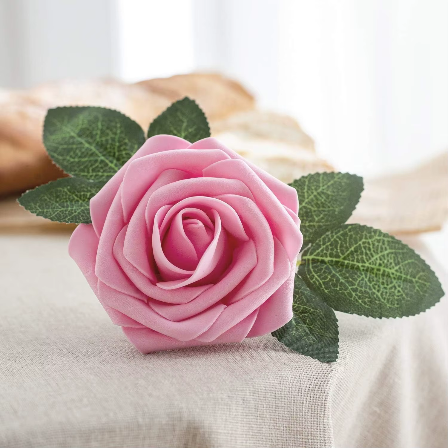 Roses artificielles en mousse
