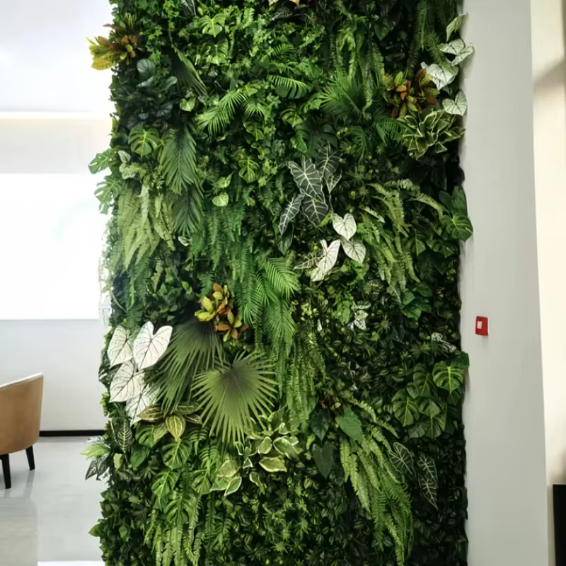 Plantes artificielles panneau mural d'herbe haie de buis pour intérieur extérieur maison jardin décoration verticale fausse plante herbe mariage