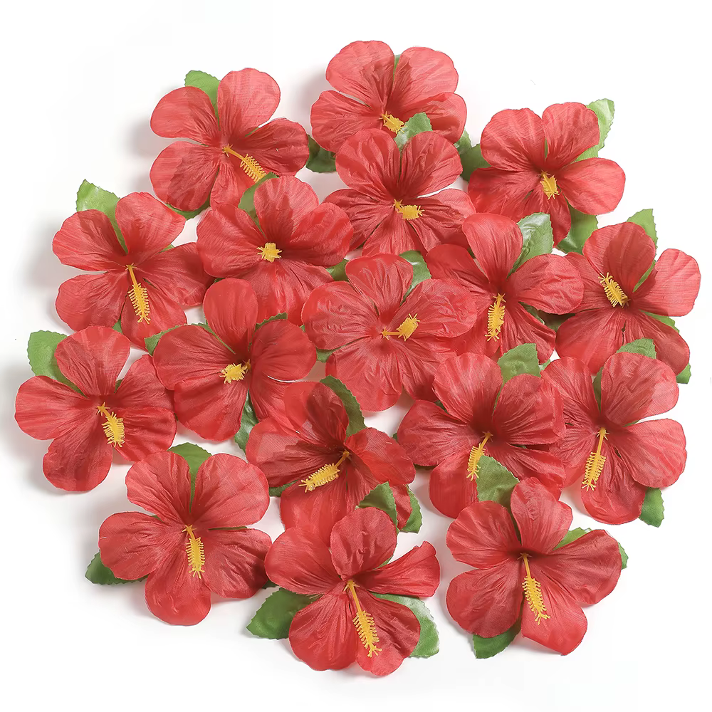 Fleurs d'hibiscus colorées hawaïennes